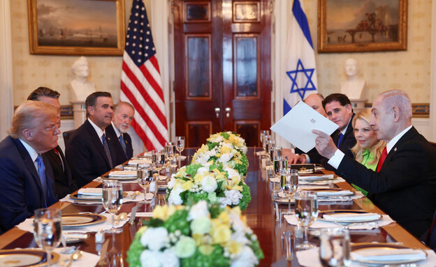 פגישת טראמפ - נתניהו (צילום: Reuters)