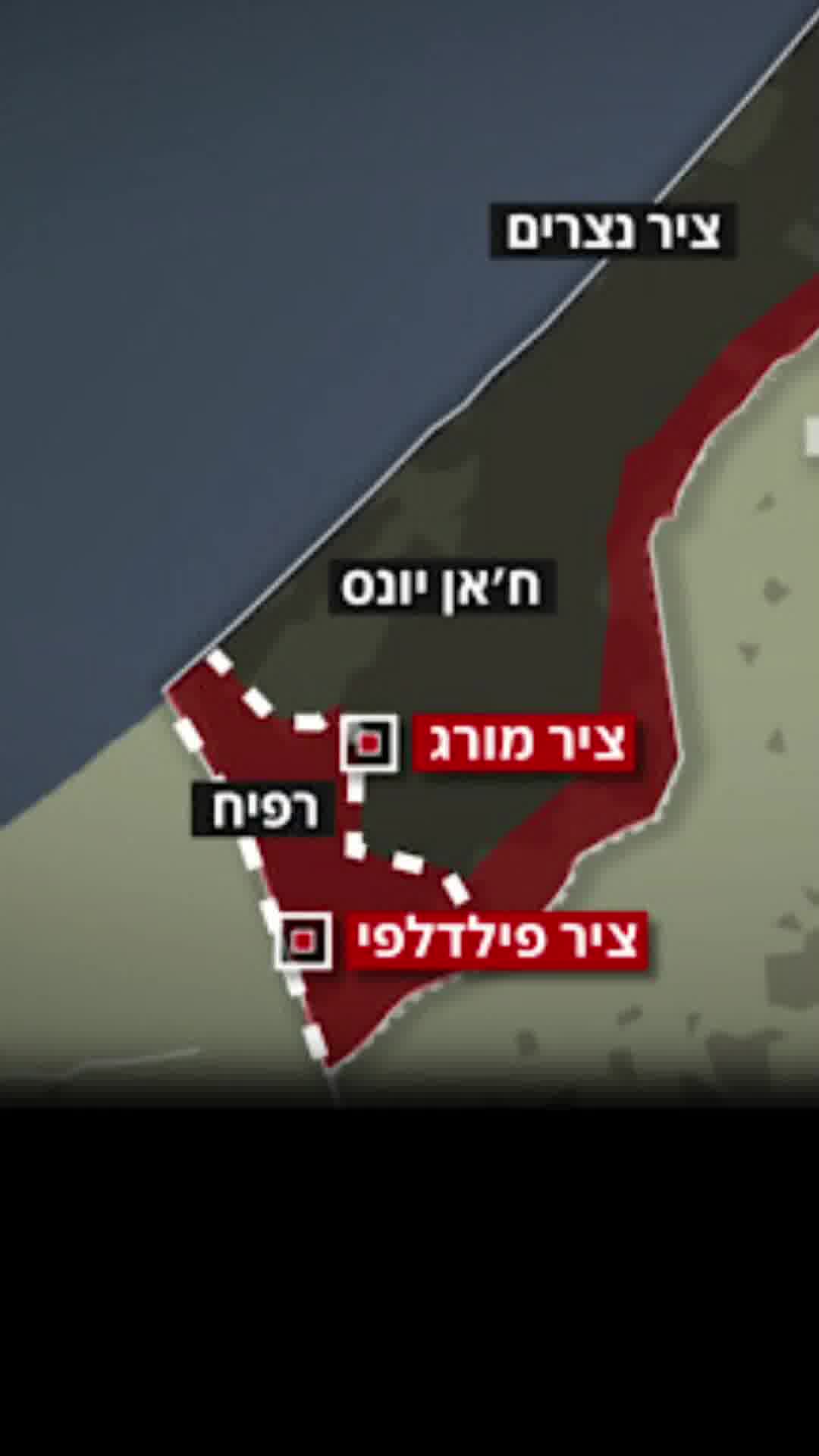 דיווח סעודי: ישראל שוקלת אפשרות של נסיגה חלקית מציר מורג
