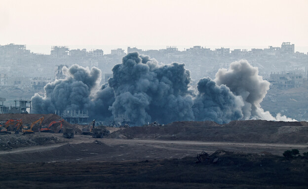 תקיפות צה"ל ברצועת עזה (צילום: reuters)