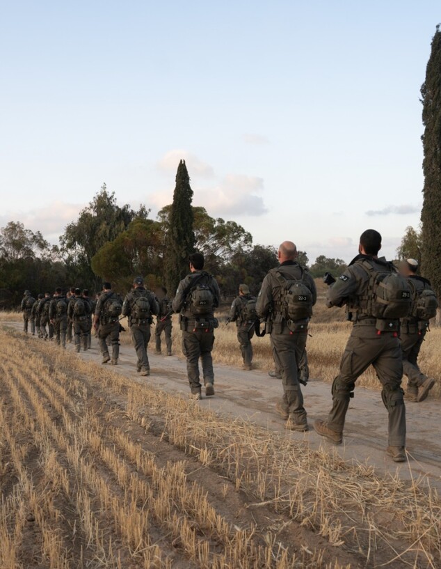 לוט"ר עוטף עזה באימון באזור העוטף (צילום: דובר צה"ל)