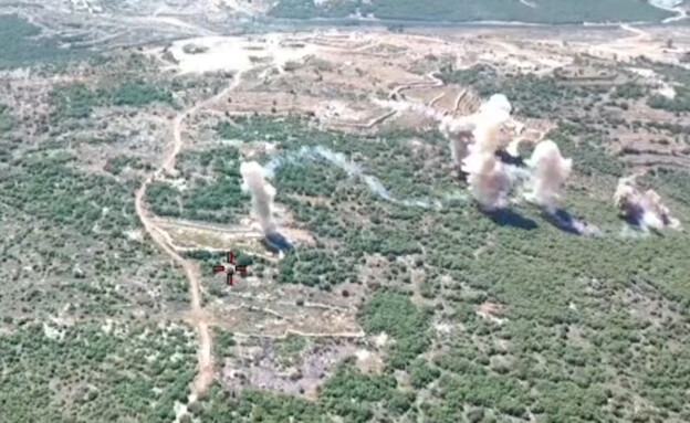 פיצוץ תשתיות חיזבאללה (צילום: דובר צה