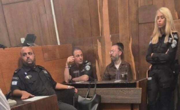 ישראל פריי בבית המשפט (צילום: פ.ב - קבוצת כתבים)