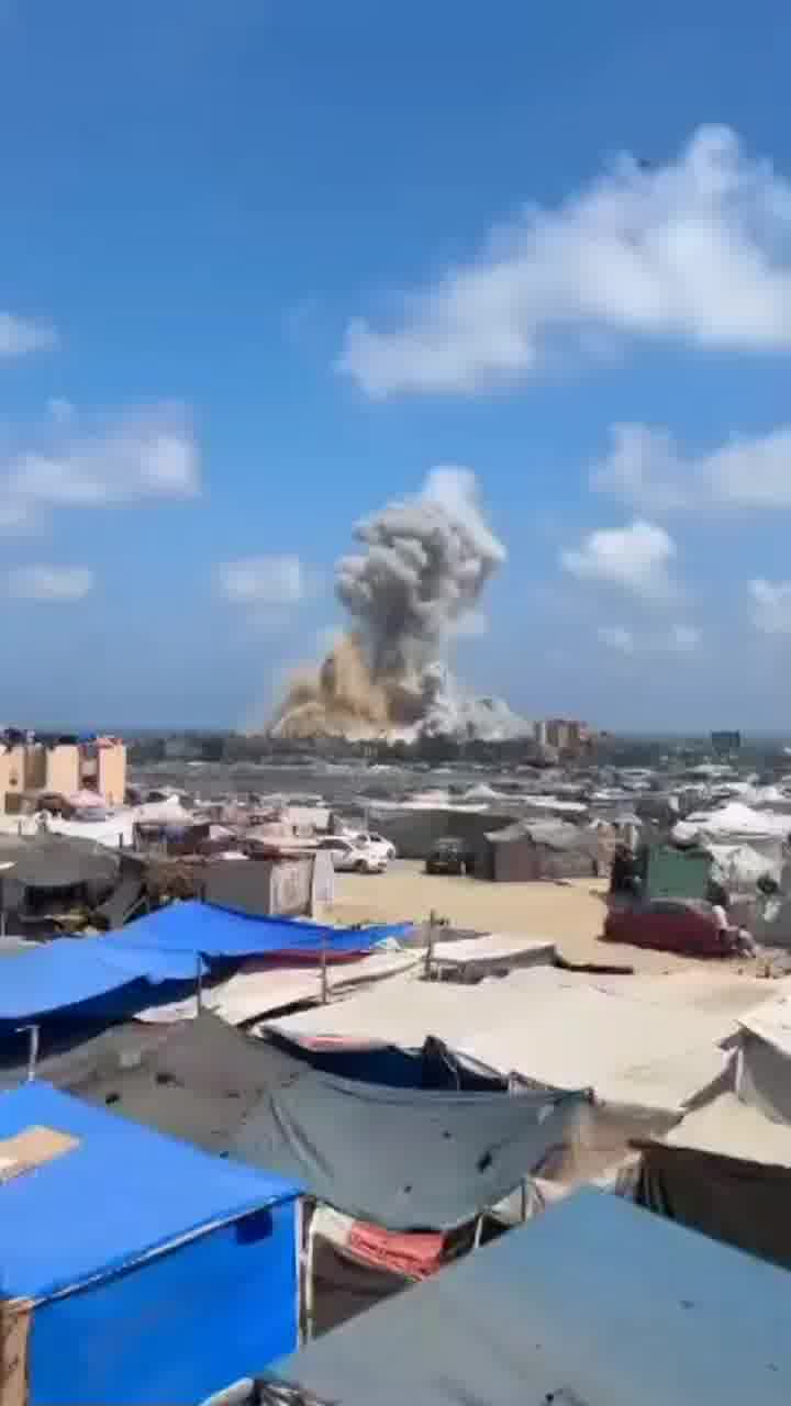 תקיפות עוצמתיות בח׳אן יונס