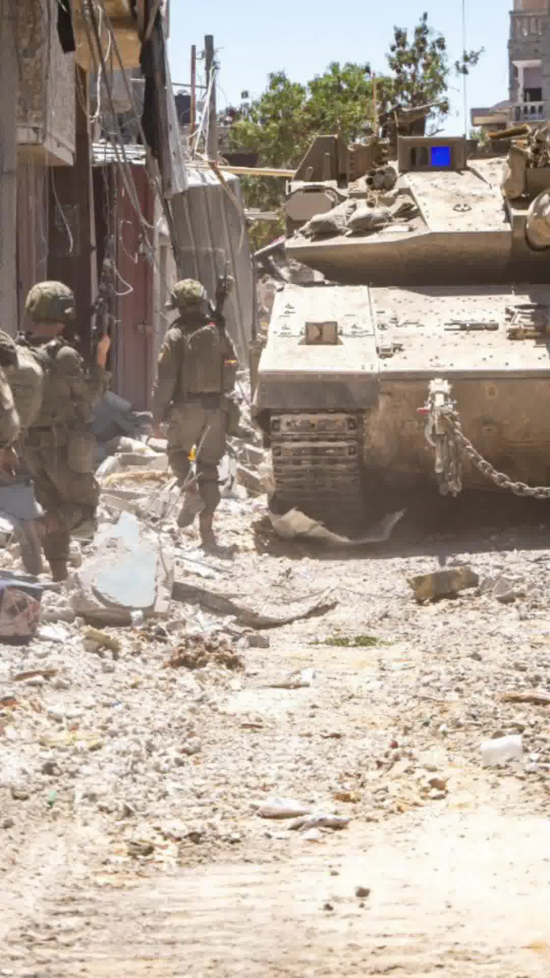 שני לוחמים נפצעו הלילה בג'באליה בינוני וקל מירי נ"ט לעבר טנק