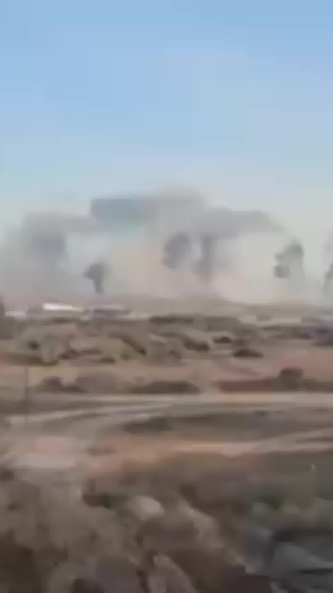 תיעוד מישראל של חגורת האש בבית חאנון