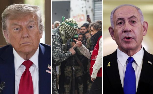 נתניהו, טראמפ, חמאס (צילום: פלאש 90)
