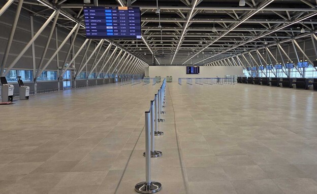 מתחם הבידוק החדש יכלול 26 עמדות צ'ק אין (צילום: רשות שדות התעופה)