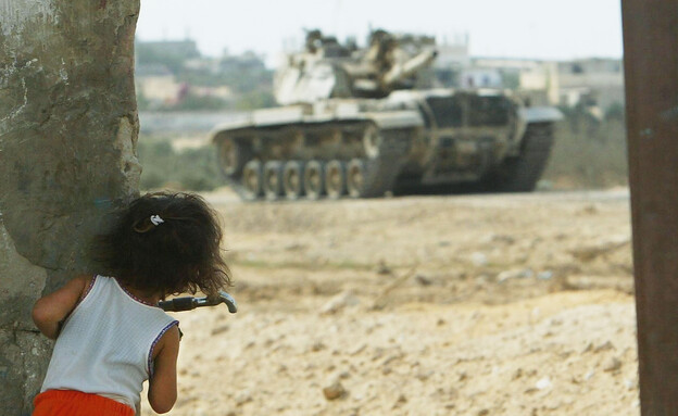 רצועת עזה שלפני ההתנתקות (צילום: Abid Katib, getty images)