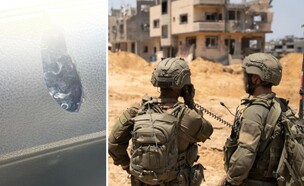 כדור תועה פגע בעוטף עזה (צילום: ללא)