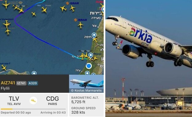 לאחר ההמראה מהארץ: לנוסעת ירדו המים - המטוס ביצע נחיתת חירום