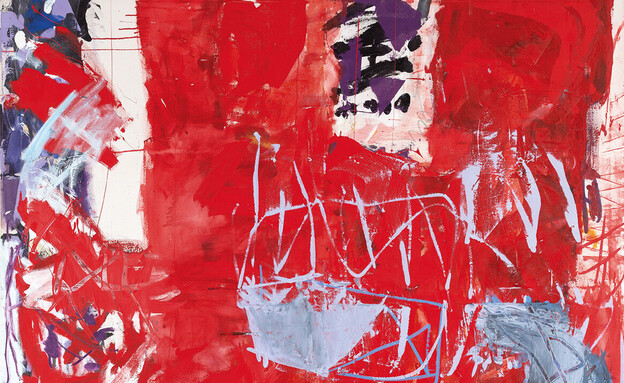 לאה ניקל, עבודה 395, 1991-1992, שמן על בד