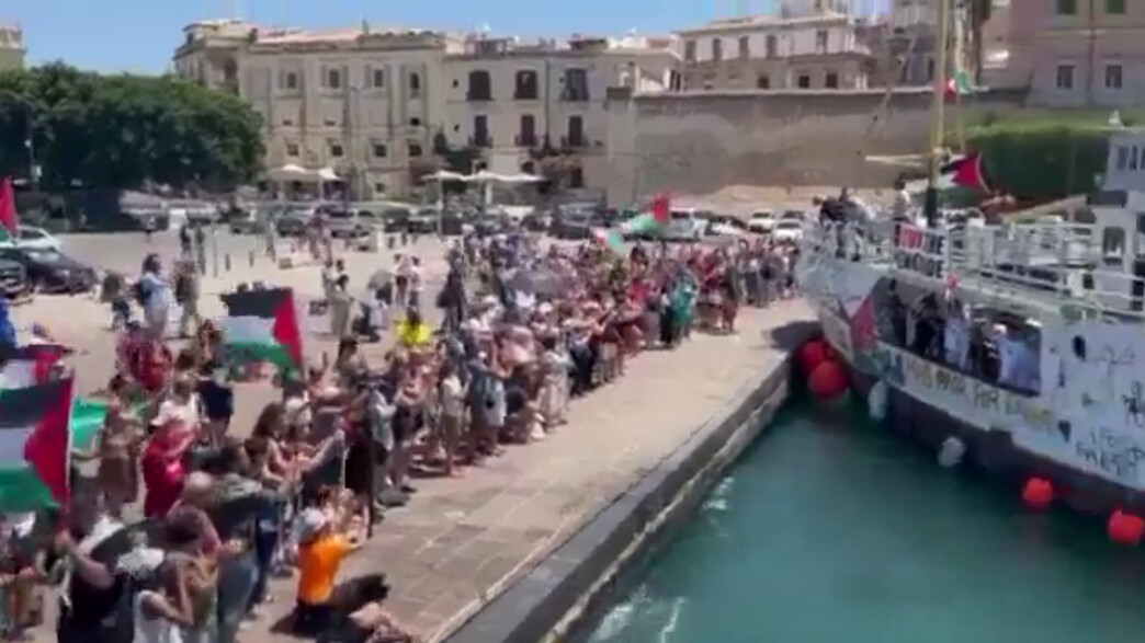 הספינה "הנדלה" יצאה מאיטליה אל דרכה לעזה 
