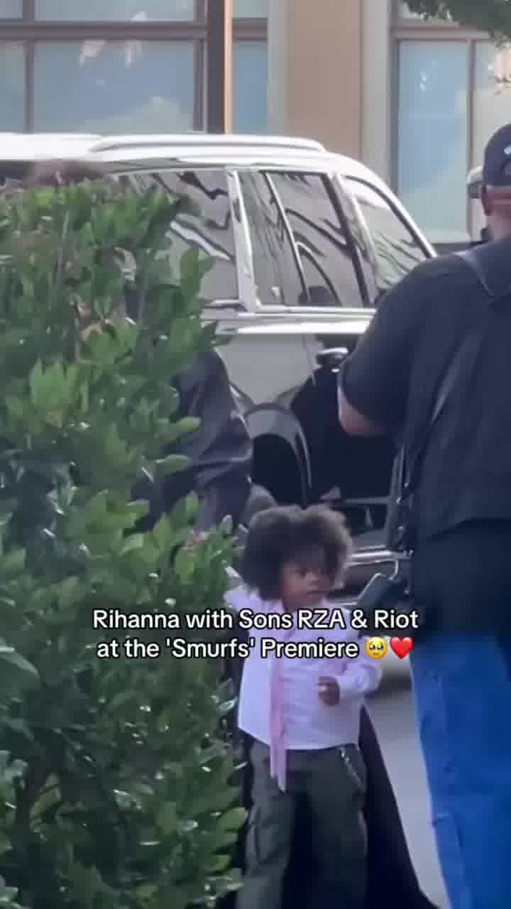 ריהאנה הגיעה לפרמיירה של ״דרדסים״ באל איי עם בניה ריזה וריוט