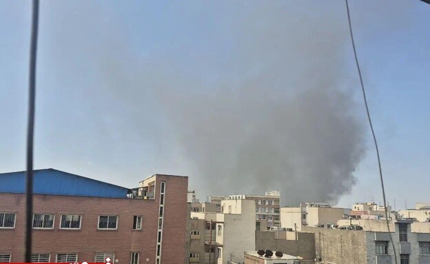 שריפה בבניין בטהראן