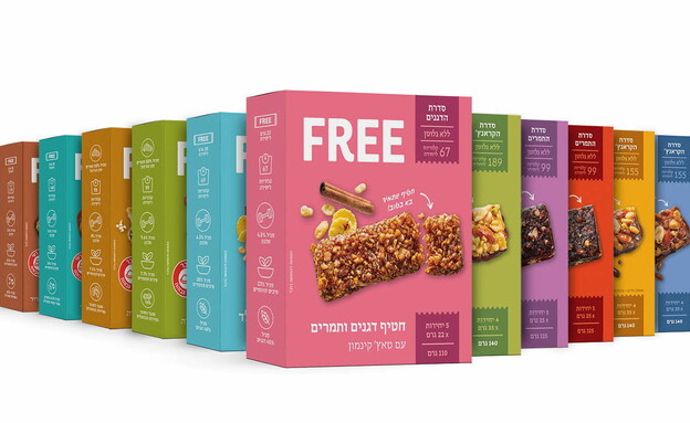 סדרת חטיפי FREE (צילום: יחסי ציבור)