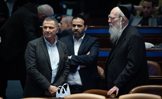 יולי אדלשטיין במליאת הכנסת (צילום: יונתן זינדל, פלאש 90)