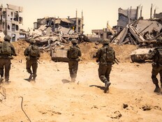 פעילות כוחות צוות הקרב של חטיבת גבעתי בבית חאנון (צילום: דובר צה"ל)