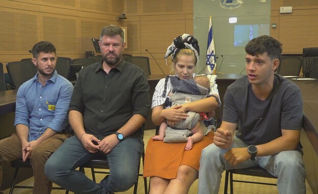 יונתן שלו, שבות רענן, יצחקי גליק ותום פנחסי (צילום: חדשות 12)