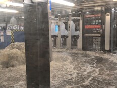 הצפות בניו יורק (צילום: רויטרס)