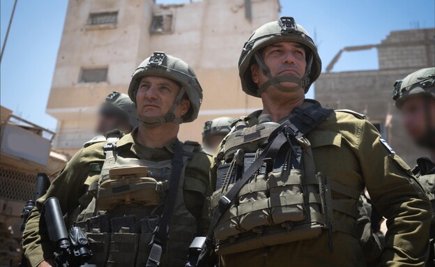 הרמטכ"ל אייל זמיר בעזה (צילום: דובר צה"ל)