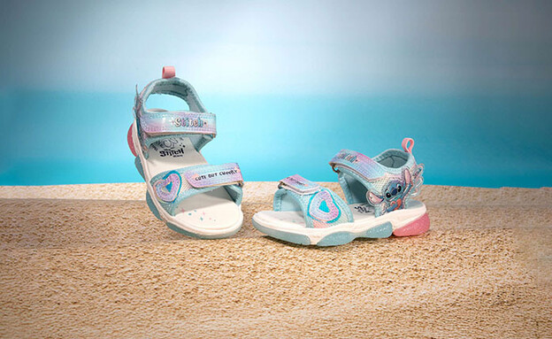 סנדלים קיץ 2025 סנדלי תאורה עם דמותו של סטיץ