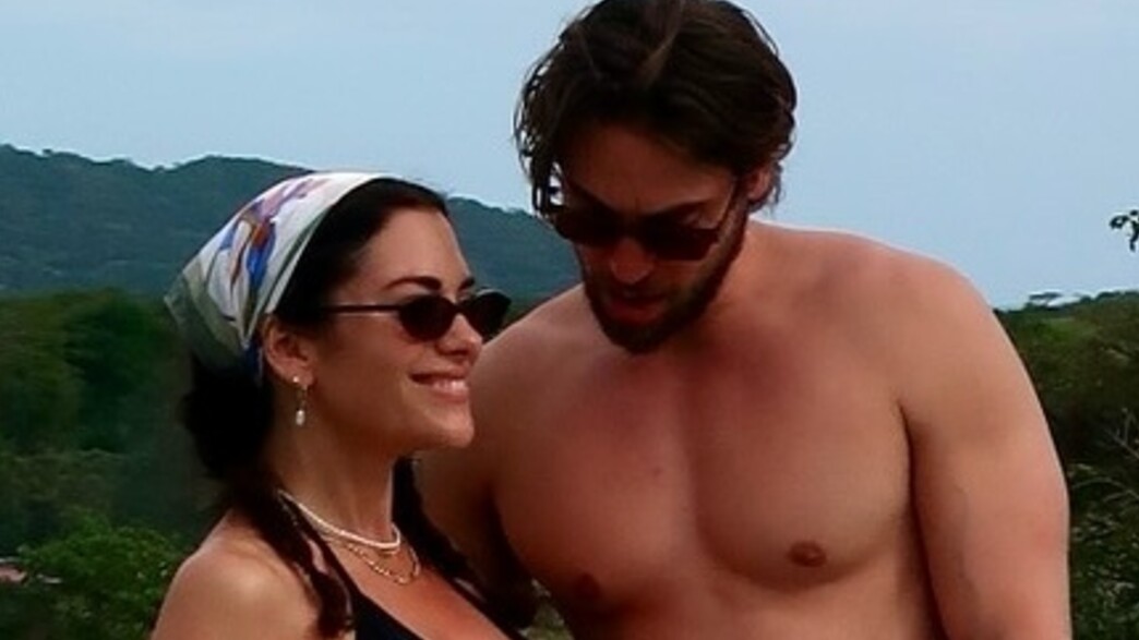 ענבר לביא ובעלה