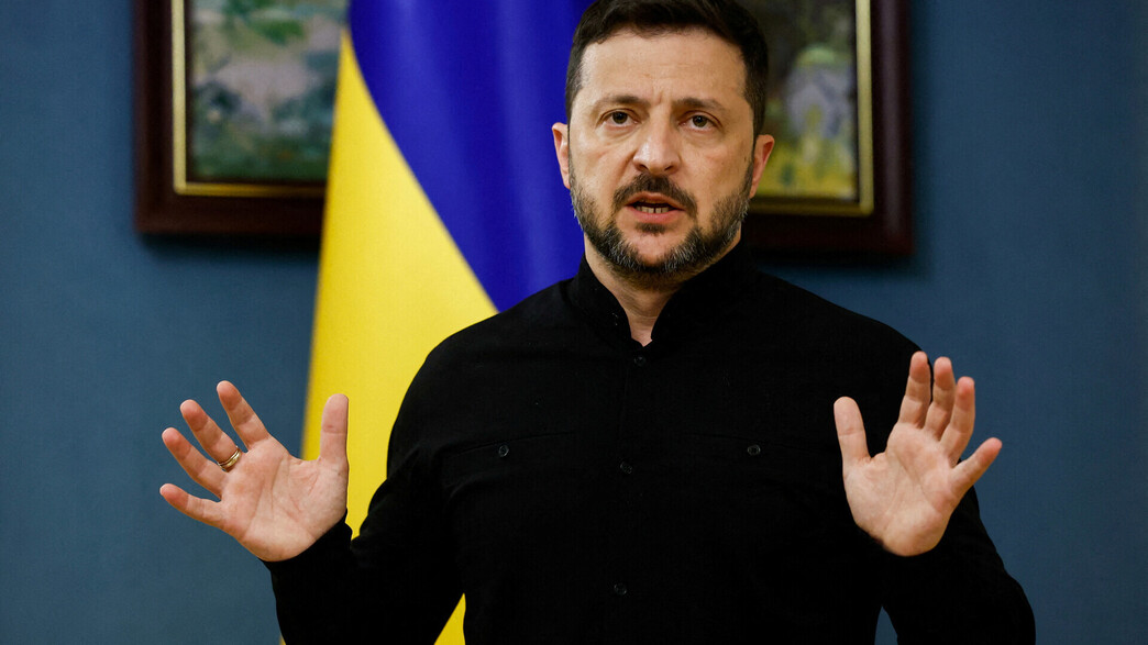 נשיא אוקראינה וולודימיר זלנסקי