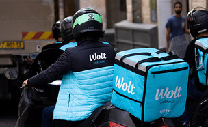 שליחי וולט נגד ארגוני פשיעה (צילום: יונתן זינדל פלאש90)