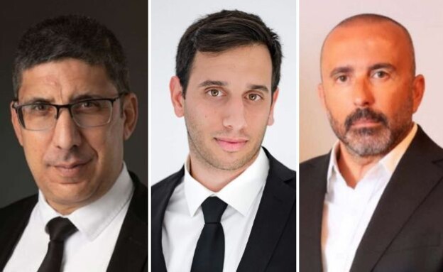 עורכי הדין שי לוי, צחי מצרי וניר אלפסה (צילום: צילום פרטי/ צילום יניב איתן )