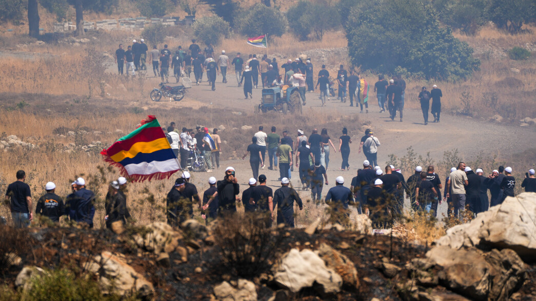 דרוזים חוצים את הגבול לכיוון סוריה דרוזים חוצים את הגבול לכיוון סוריה