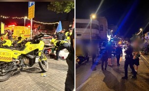 זירת הרצח ביפו (צילום: דוברות מד"א)