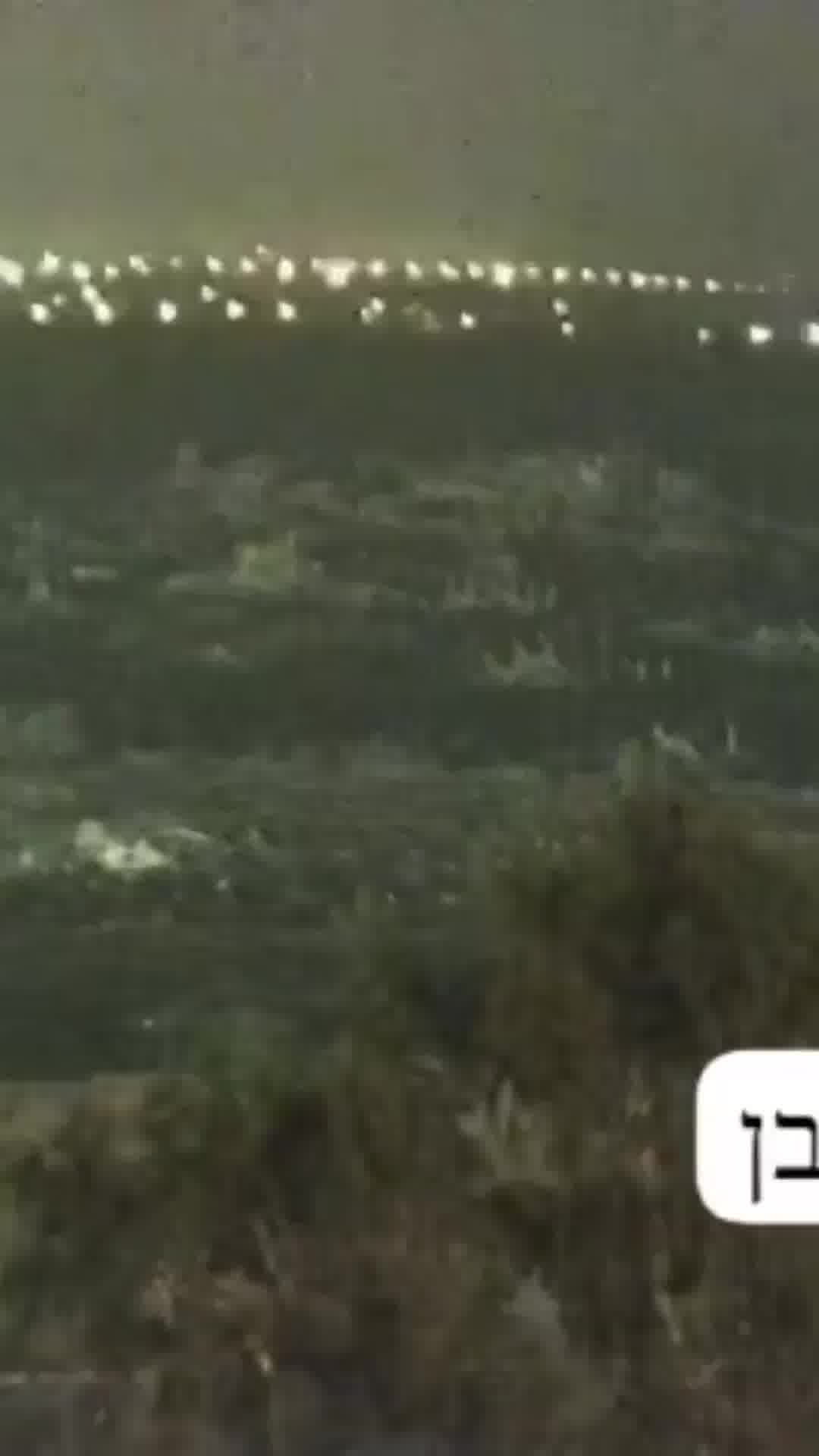 תיעוד התקיפות העוצמתיות של צה"ל, כפי שהן נראות מהעוטף