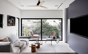 יוקרה מינימליסטית  תכנון ועיצוב מאיה שינברגר (צילום: איתי בנית)