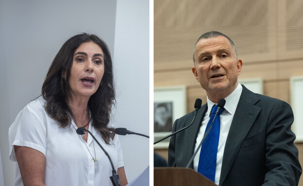 יולי אדלשטיין, מירי רגב (צילום: יונתן זינדל, חיים גולדברג, פלאש 90)