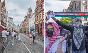 פרו פלסטינים, בלגיה (צילום: Ben Von Klemperer, Dragan Jovanovic)