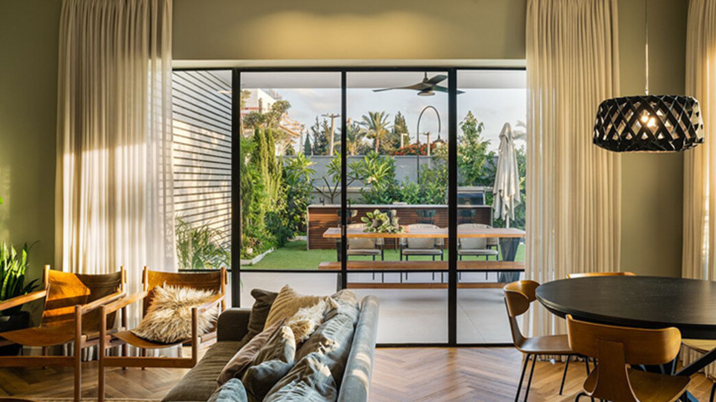 דירת גן, עיצוב נוף רפאל ויצמן, עיצוב נטע לוינגר