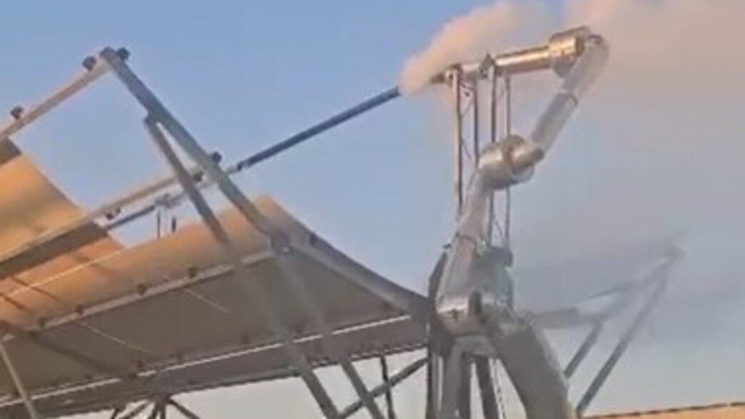 הדליפה בתחנת הכוח באשלים