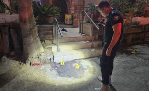 אירוע רצח ביפו (צילום: דוברות המשטרה)