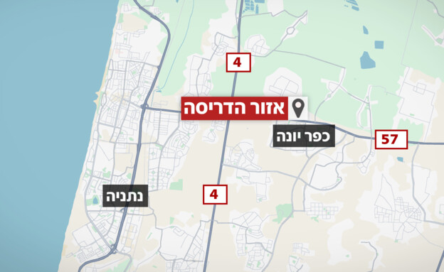 פיגוע דריסה סמוך לכפר יונה (צילום: googel map)