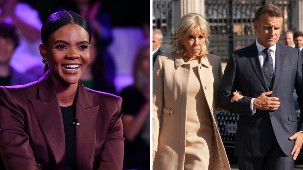 קנדיס אוונס ועמנואל ובריז'יט מקרון