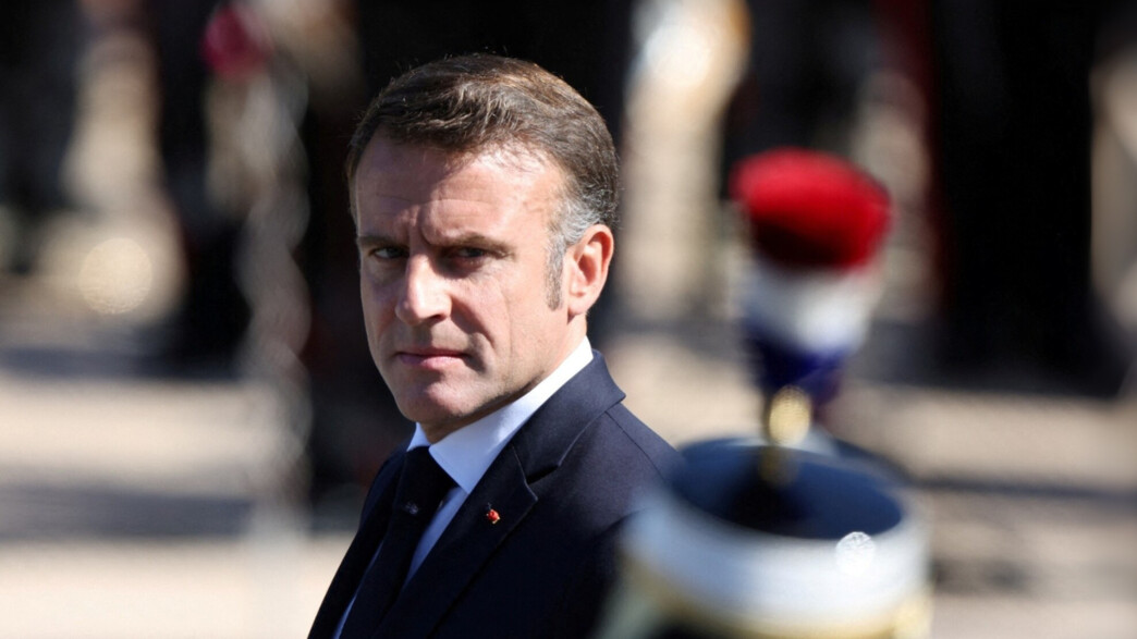 נשיא צרפת עמנואל מקרון