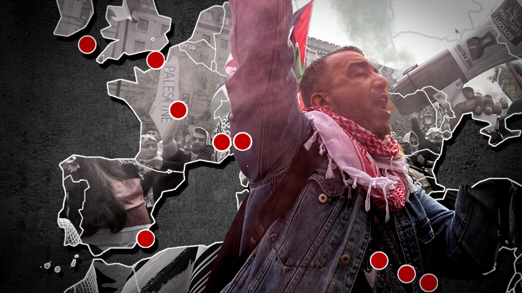 מפת התקריות האנטישמיות בחודש האחרון