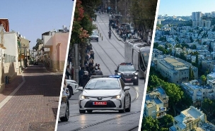 שכונת הדר בחיפה, ירושלים, שכונת התקווה בתל אביב (צילום: shutterstock, נתי שוחט פלאש 90, ויקיפדיה)