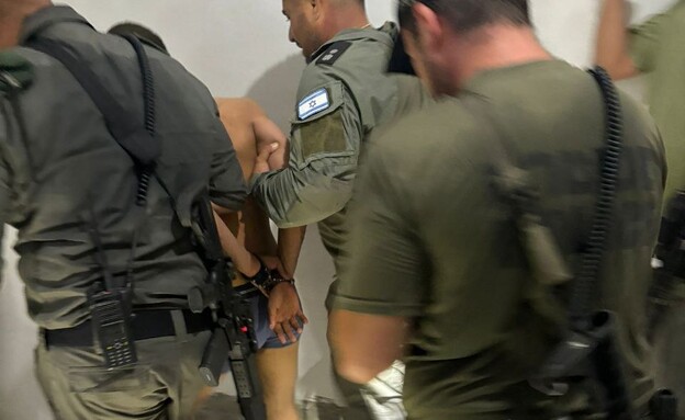 מעצר החשוד בפיגוע הדריסה בכפר יונה (צילום: שימוש לפי סעיף 27 א)
