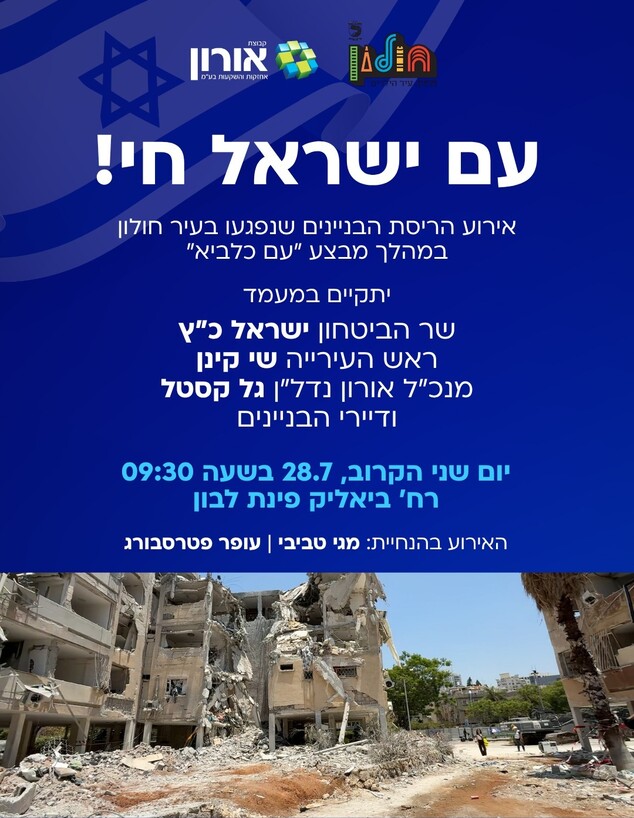 אירוע הריסת הבניינים שנפגעו בחולון