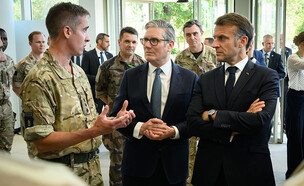 מנהיגי אירופה וכוחות נאטו (צילום: Leon Neal/Getty Images)