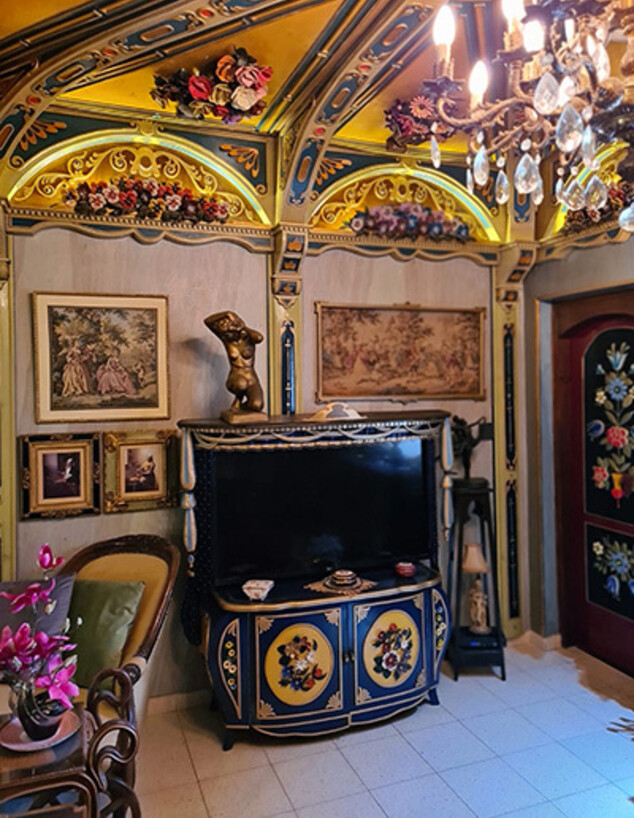 הארמון של מולי טלוויזיה בסלון