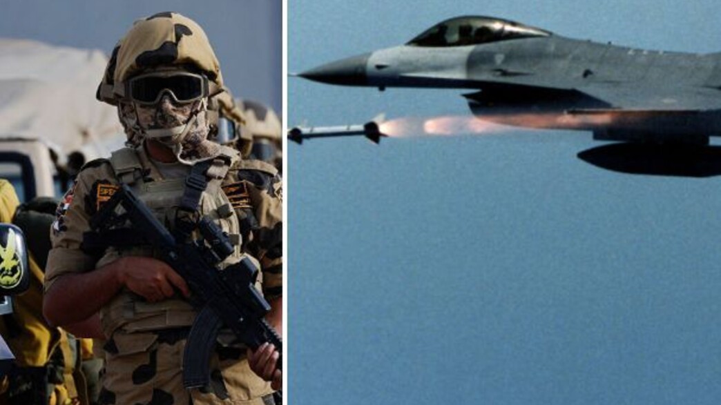 מטוס קרב משגר טיל, חיילים במצרים