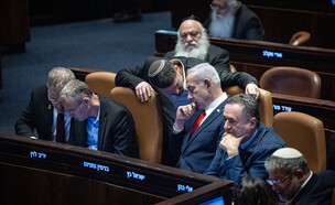 דיון להחלת ריבונות על יו"ש ובקעת הירדן (צילום: יונתן זינדל, פלאש 90)