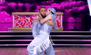 בן זיני ושחר (צילום: מתוך "רוקדים עם כוכבים", קשת 12)